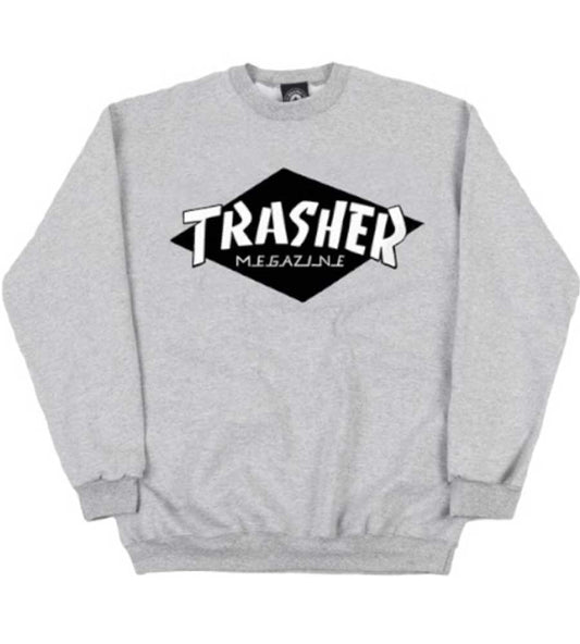 Thrasher Trasher Crewneck Grey