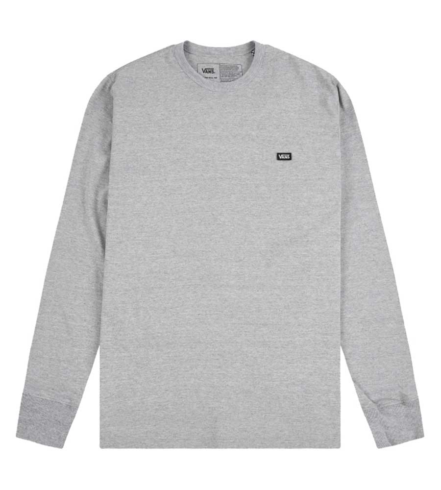 Vans Off The Wall Classic Long Sleeve T-Shirt - Athletic Heather Grey