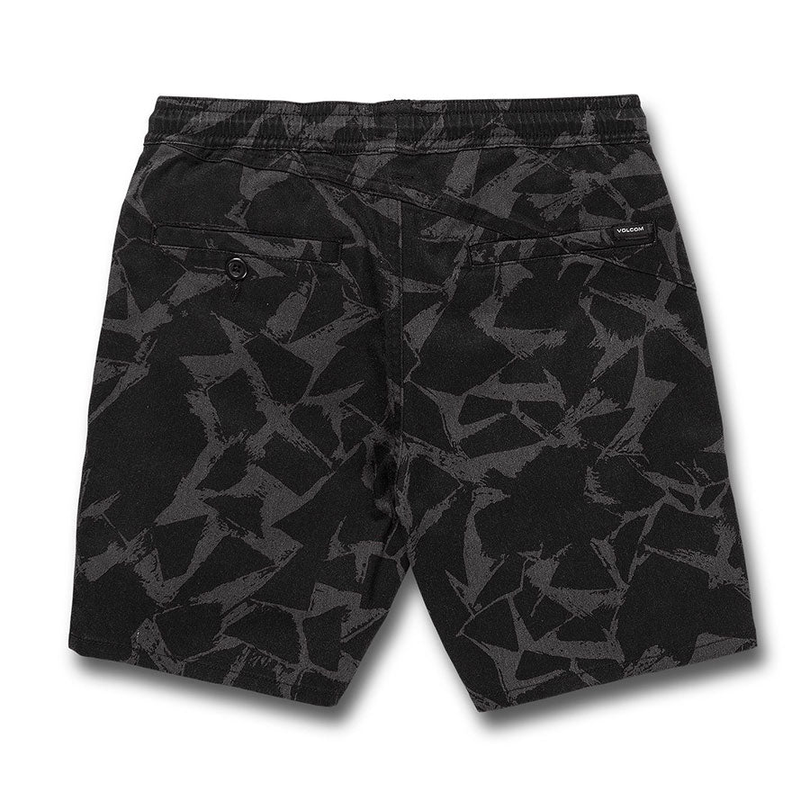 Volcom Frickin Mix Elastic Waist Short - Black