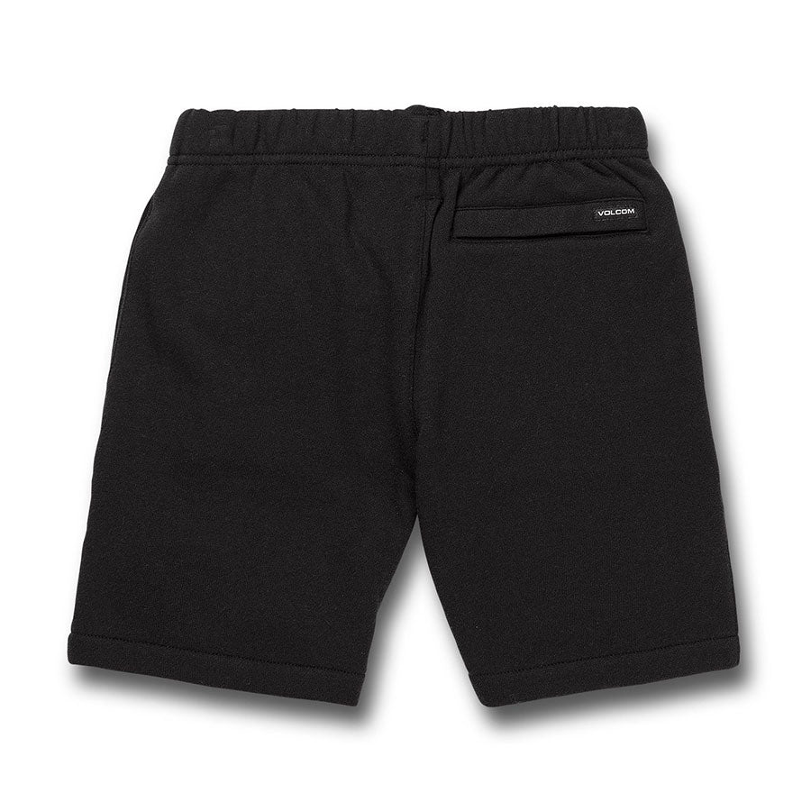 Volcom Kids Iconic Stone Fleece Short New Black
