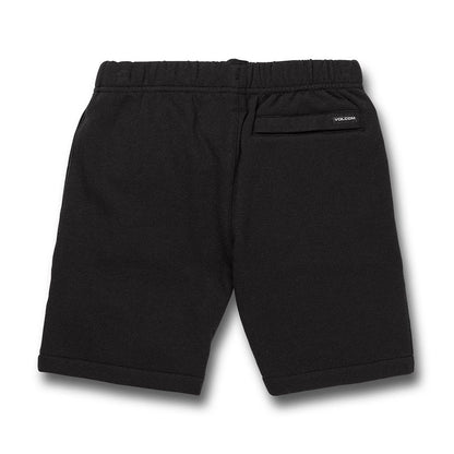 Volcom Kids Iconic Stone Fleece Short New Black