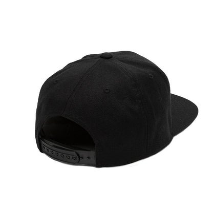 Volcom Quarter Twill Snapback Cap Black