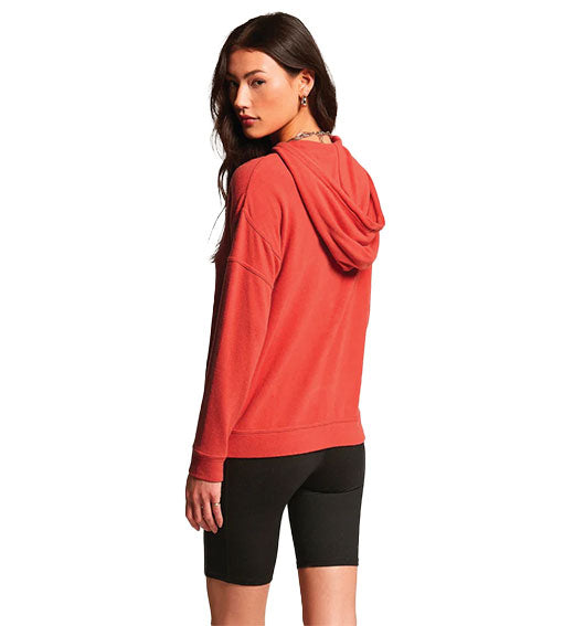 Volcom Women's Lil Zip Hoodie Rose