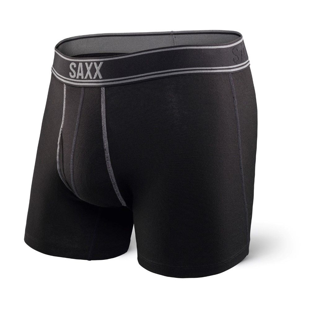 Saxx Blacksheep Boxer Fly Black Heather